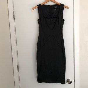 D&G black satin dress